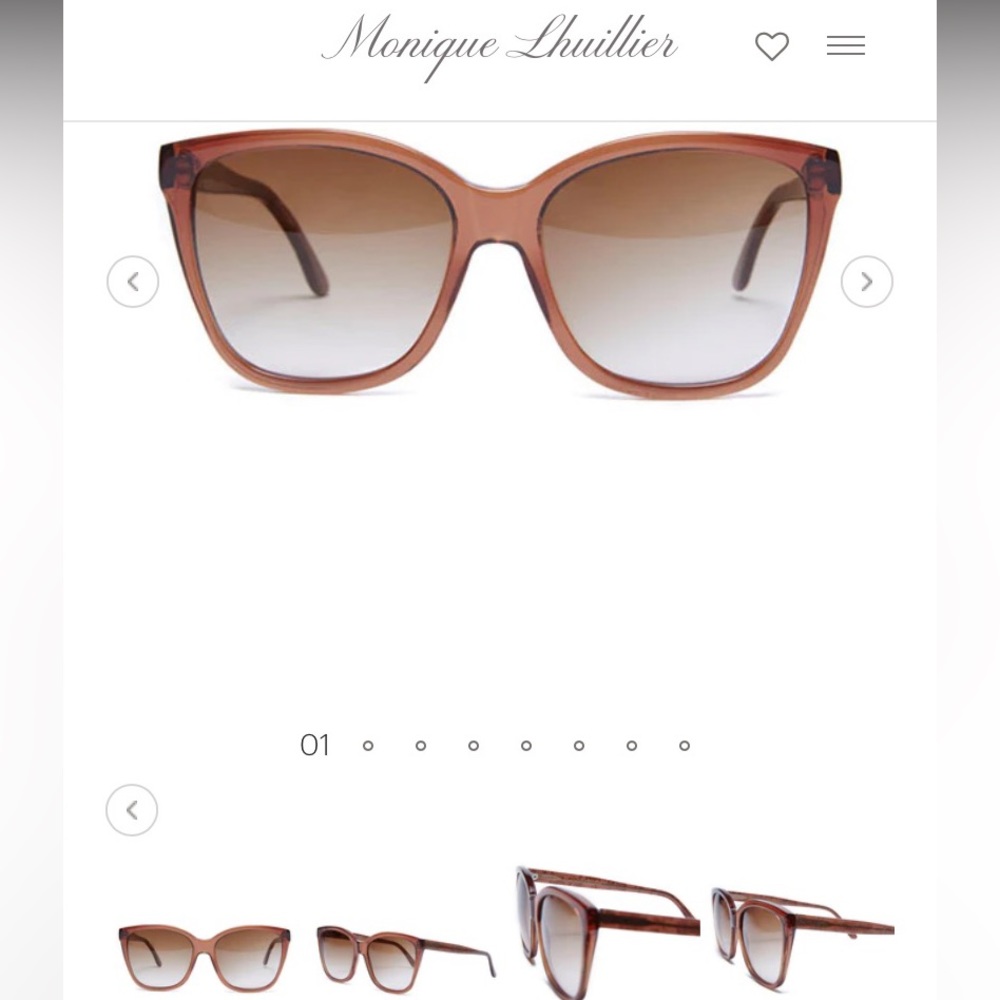 Brand new in box Monique Lhuillier sunglasses